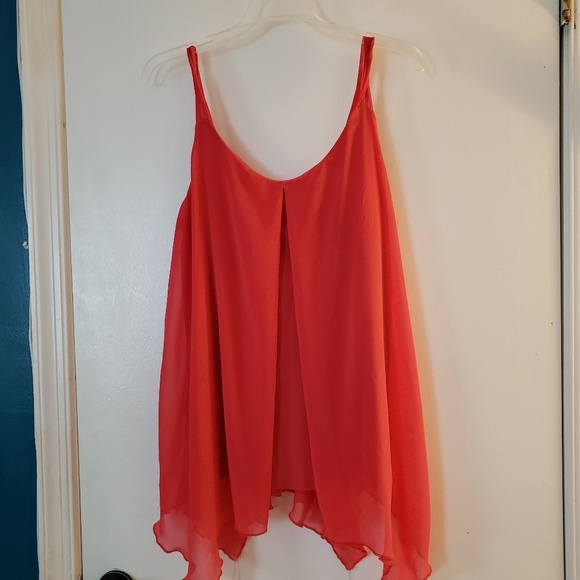 adele & may Tops - Coral tank for a night out!